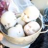 Fun Express 12 Plastic Halloween Doll Heads in Mesh Bag – 3 1/2″ Creepy Baby Heads for Halloween Decorations, Party Supplies, Scary Home Décor