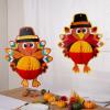 Fun Express 20″ Large Turkey Honeycomb Hanging Decorations – 4 Pc