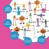 Fun Express 3″-5″ Halloween Mega Bendable Assortment – 100 Assorted Character Toys for Trick-or-Treat, Parties & Decor – Perfect for Halloween Fun