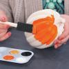 Fun Express 4″ – 8 1/2″ DIY Craft Decorative Ceramic Pumpkin Set – 3 Pieces – Creative Fall and Halloween Decorations