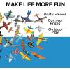Fun Express 5″-9″ Flying Toys Bright Colors & Patterns Glider Assortment – Perfect for Parties, Prizes, and Events – 50-Pieces