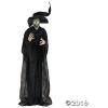 Fun Express 6 Feet Tall Light-Up Standing Witch Halloween Decor Outdoor – Animated Scary Halloween Decorations for Yard, Porch & Haunted House Props | Spooky Halloween Witch Decorations Outside