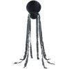 Fun Express 7 Ft. Large Black Hanging Honeycomb Tissue Paper Spider Halloween Decoration