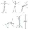 Fun Express Bendable Skeletons for Halloween (Set of 12) Halloween Toys and Trick or Treat Party Favors