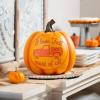 Fun Express Carved Resin Pumpkin Fall Decoration