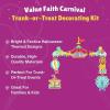 Fun Express Christian Faith Value Carnival Trunk or Treat Decorating Kit, 7 Pieces