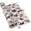 Fun Express Fall Leaves Tablecloth Roll 100 Ft – Premium Plastic Table Cover for Thanksgiving Decorations, Fall Parties & Harvest Events | Rectangle Tables, Disposable Design for Easy Cleanup