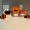Fun Express Ghost Shaped Ceramic Candy Dish – Spooky Halloween Home Decor Treats Office Home School – Perfect for Parties Festive Displays & Trick-or-Treat Goodies – 1 Dish (6 3/4″ x 6 1/2″ x 7 1/2″)