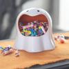 Fun Express Ghost Shaped Ceramic Candy Dish – Spooky Halloween Home Decor Treats Office Home School – Perfect for Parties Festive Displays & Trick-or-Treat Goodies – 1 Dish (6 3/4″ x 6 1/2″ x 7 1/2″)