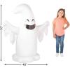 Fun Express Giant Inflatable Ghost – 4 Feet Tall Halloween Yard Decoration – Spooky Outdoor Toy for Parties Trick-or-Treating Haunted Houses – Fun & Durable Easy Setup for Halloween Night – 1 Piece