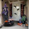 Fun Express Halloween Cauldron Set 3 Pack – Extra Large 16″ 12″ 8″ Black Plastic Cauldron – Great for DIY Halloween Decoration Projects, Witch Props, Candy Dishes and Spooky Porch and Home Decor