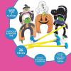 Fun Express Halloween Mini Golf Set for Kids Complete 26-Piece Party Game with 4 Clubs, Balls & Spooky Markers | Indoor Outdoor Halloween Activities for Trunk or Treat, Fall Festival & Carnival Games