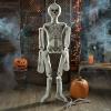 Fun Express Halloween Plush Skeleton Pillow, 5 Feet Tall – Halloween Decor – 1 Piece