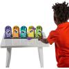 Fun Express Halloween Skeleton Bean Bag Toss Game for Kids Party – Premium Wooden Carnival Games Set with 5 Bean Bags | Perfect for Fall Festival Activities, Outdoor Yard Games & School Events