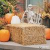 Fun Express Hay Bales for Decoration Large Collapsible – Premium Fake Hay Bale for Western Themed Party Decorations | Faux Hay Stacks for Indoor Outdoor Fall Decor & Rodeo Centerpieces