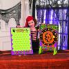 Fun Express Prize Wheel Spinner with Stand – Halloween Carnival Games for Kids & Adults | Spinning Wheel for Prizes, Fall Festival Games, Party Activities | Wood Construction, 14.75″ x 20″
