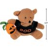 Fun Express Stuffed Bears with a Halloween T-Shirt – Trick or Treat Toys and Handouts – 12 Pieces