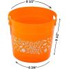Fun Express Trick or Treat Candy Bucket Assortment – 4 Pc