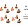 Halloween Witchcraft Rubber Duckies – 2.5″ (12 Pcs) Vinyl Duckies in Unique and Creepy Designs – Perfect for Decorations, Party Favors, and Trick-or-Treat Fun!