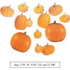 Jumbo Pumpkins Classroom Cutouts – 50 Realistic Looking Pieces in 5 Sizes – Fall Classroom Decor and Teacher Supplies