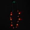 Orange & Green Light-Up String of Jack-O’-Lanterns Plastic Necklaces – 33″ (Pack of 6) – Perfect for Halloween, Trick-or-Treats, Spooky Events & Costume Parties
