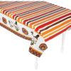 54″ x 108″ Peanuts Charlie Brown & Snoopy Thanksgiving Plastic Tablecloth