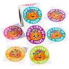 Fun Express 1 1/2″ Religious Halloween God’s Love is a Treat Pumpkin Sticker Roll – 100 Piece