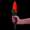 Fun Express 8″ Flaming Torch Plastic Light with Flickering Flame, Great Scene Setter Accessorie for Tiki, Halloween, Roman and Other Party Themes