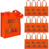 Fun Express 9″ x 11″ Medium Halloween Trick-or-Treat Nonwoven Shopper Tote Bags – 12 Piece