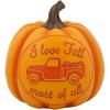 Fun Express Carved Resin Pumpkin Fall Decoration
