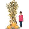 Fun Express Corn Stalk and Pumpkins Cardboard Standup (Almost 6 feet Tall) Fall and Halloween Party Decor