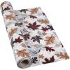 Fun Express Fall Leaves Tablecloth Roll 100 Ft – Premium Plastic Table Cover for Thanksgiving Decorations, Fall Parties & Harvest Events | Rectangle Tables, Disposable Design for Easy Cleanup