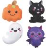 Fun Express Halloween Kawaii Plush Characters – 12 Piece Bulk Party Favors Set for Kids | Mini Stuffed Animals for Classroom Prizes, Treasure Box Toys & Goodie Bag Stuffers | 3.5-4.5 Inch