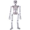 Fun Express Halloween Plush Skeleton Pillow, 5 Feet Tall – Halloween Decor – 1 Piece