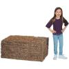 Fun Express Hay Bales for Decoration Large Collapsible – Premium Fake Hay Bale for Western Themed Party Decorations | Faux Hay Stacks for Indoor Outdoor Fall Decor & Rodeo Centerpieces