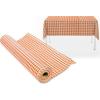 Fun Express Orange Gingham Tablecloth Roll (100 feet Long) Fall and Halloween Party Supplies Table Covers