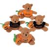 Fun Express Stuffed Bears with a Halloween T-Shirt – Trick or Treat Toys and Handouts – 12 Pieces