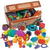 Fun Express Treasure Chest Cardboard Box – Box Only, Just Fill with Toys and Party Favors – 1 Piece