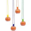 Pumpkin Sand Art Necklaces – 12 Pieces