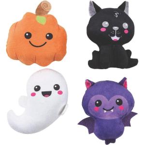 Fun Express Halloween Kawaii Plush Characters – 12 Piece Bulk Party Favors Set for Kids | Mini Stuffed Animals for Classroom Prizes, Treasure Box Toys & Goodie Bag Stuffers | 3.5-4.5 Inch