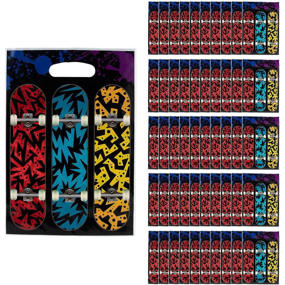 image8 12quot x 12quot Skateboard Plastic Goody Bags  50 Pieces
