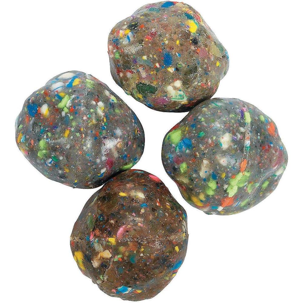 imageFun Express Rubber Rock Bouncing Balls  12 Pieces Rubber 1 12quot 38mm