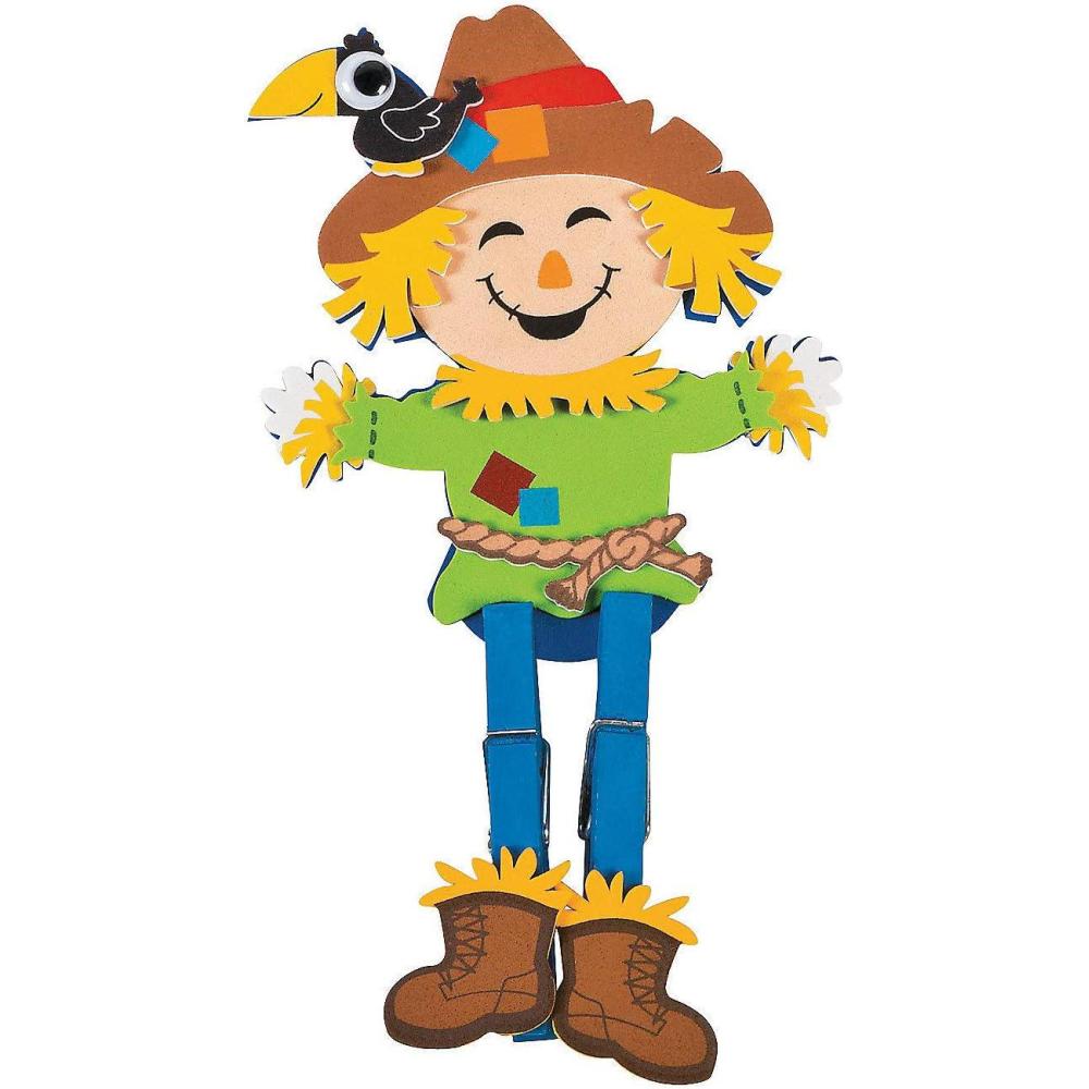 imageScarecrow Clothespin Craft Kit 12  Crafts for Kids and Fun Home Activities