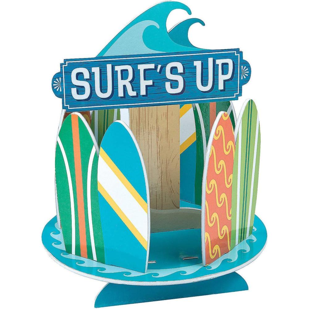 imageSurfs Up Party Centerpiece Decoration foam Birthday and Party Decor