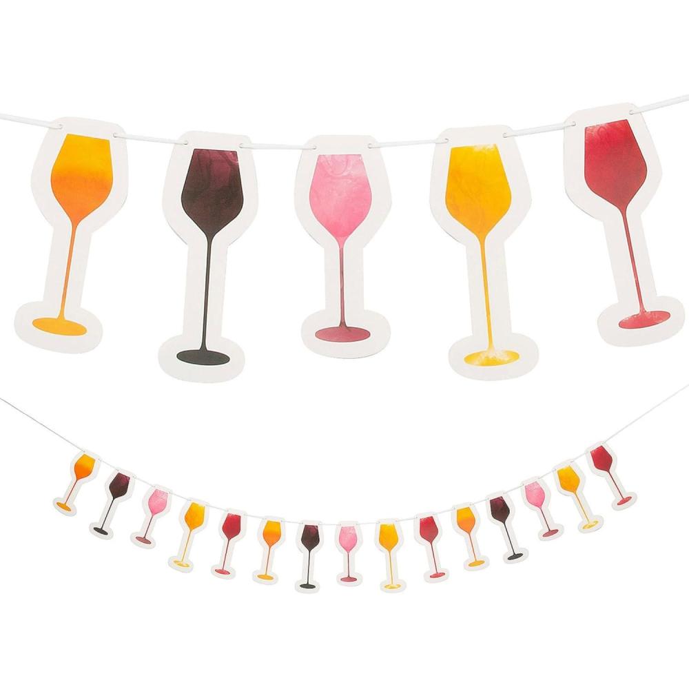 imageWine Party Cardstock Garland  7 ft 1 Pc  ReadytoHang for Birthdays Weddings Celebrations ampamp Bridal Showers