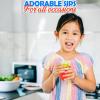 Fun Express 12 Pieces Strawberry Molded Cups with Lids & Straws, Hold 4 oz, BPA Free Plastic, Birthday Party Supplies, Red