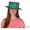 Fun Express Accordion Top Hat Party Hats Set of 12 – Colorful Mad Hatter Tea Party Decorations for Birthday Celebrations | Funny Costume Hats for Kids & Adults Circus Clown Events