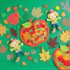 Fun Express Apple Tissue Paper Sign Craft Kit – Makes 12 – DIY Fall Crafts for Kids