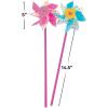 Fun Express Donut Party Pinwheels (Set of 12) Birthday Party Supplies and Favors – Multicolor