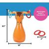 Fun Express Inflatable Bull Ring Toss Game – Premium Outdoor Games for Kids Ages 4-8 & Family | Western Carnival Party Games with 6 Rings – Backyard Lawn Games for Birthday Parties